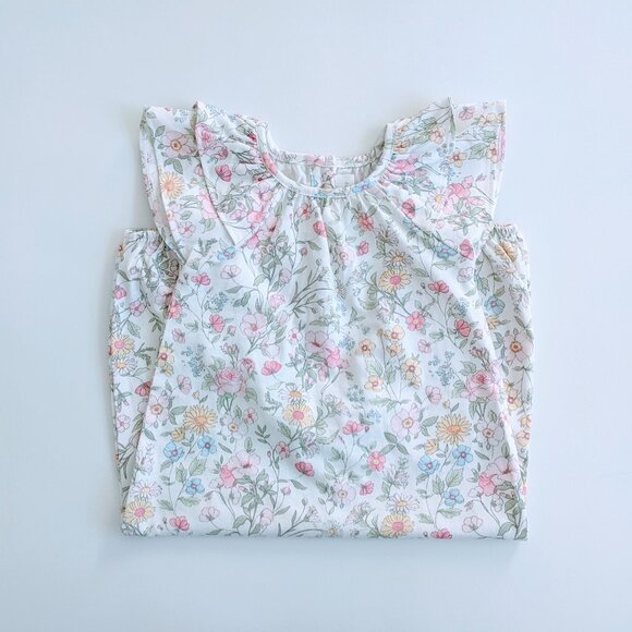 NEXT Flowered Romper 6-9mo - Picture 1 of 8